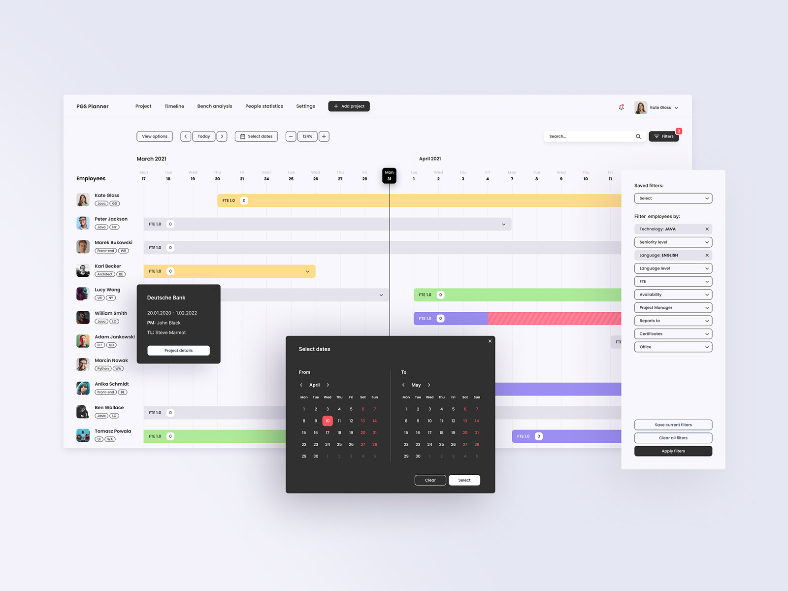 PGS Planner